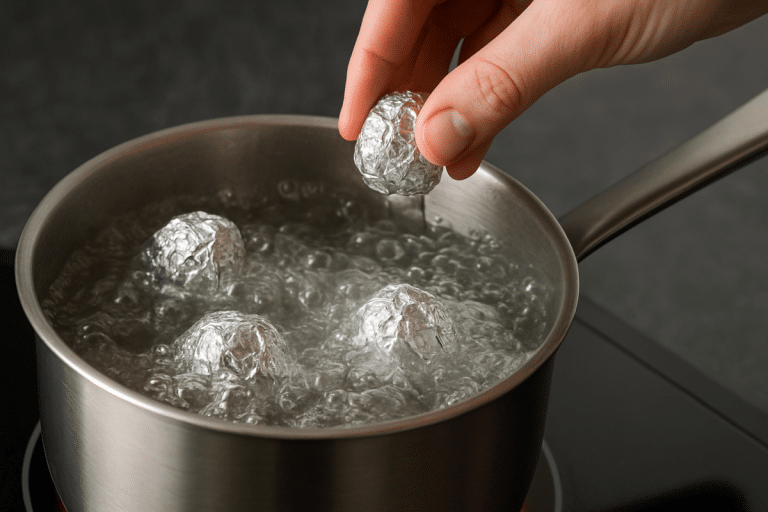 Zavarte vodu a vhoďte do nej guličky. Výsledok vás poteší.